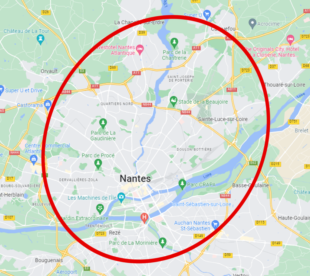 Zone d'intervention VULPO